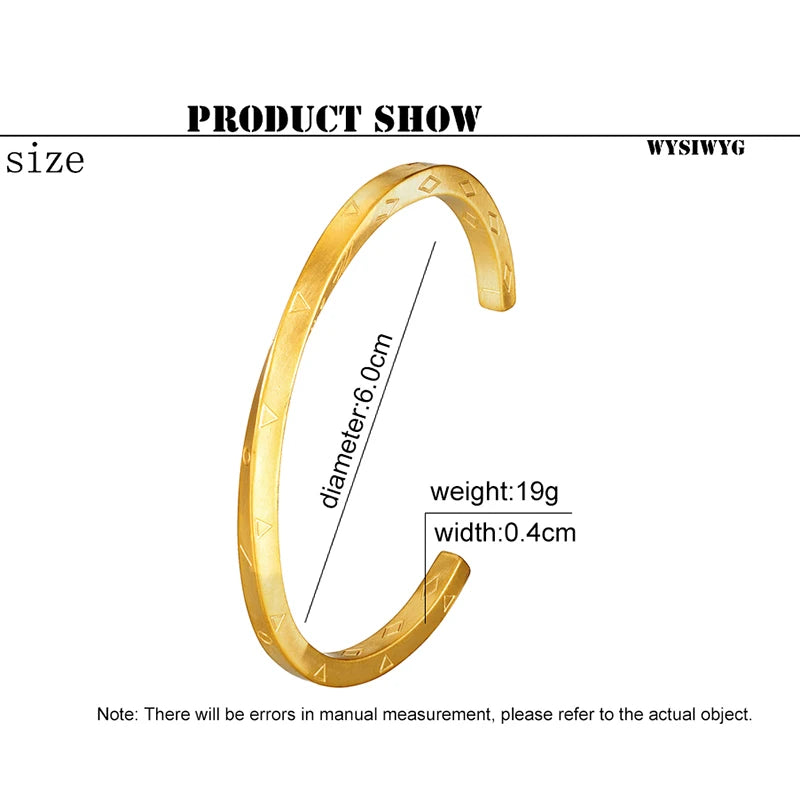 Trend Fashion Open Bangle Stainless Steel Twisted Golden Steel Color Black Men and Women‘s Exquisite Bracelet cuff Jewelry gifts