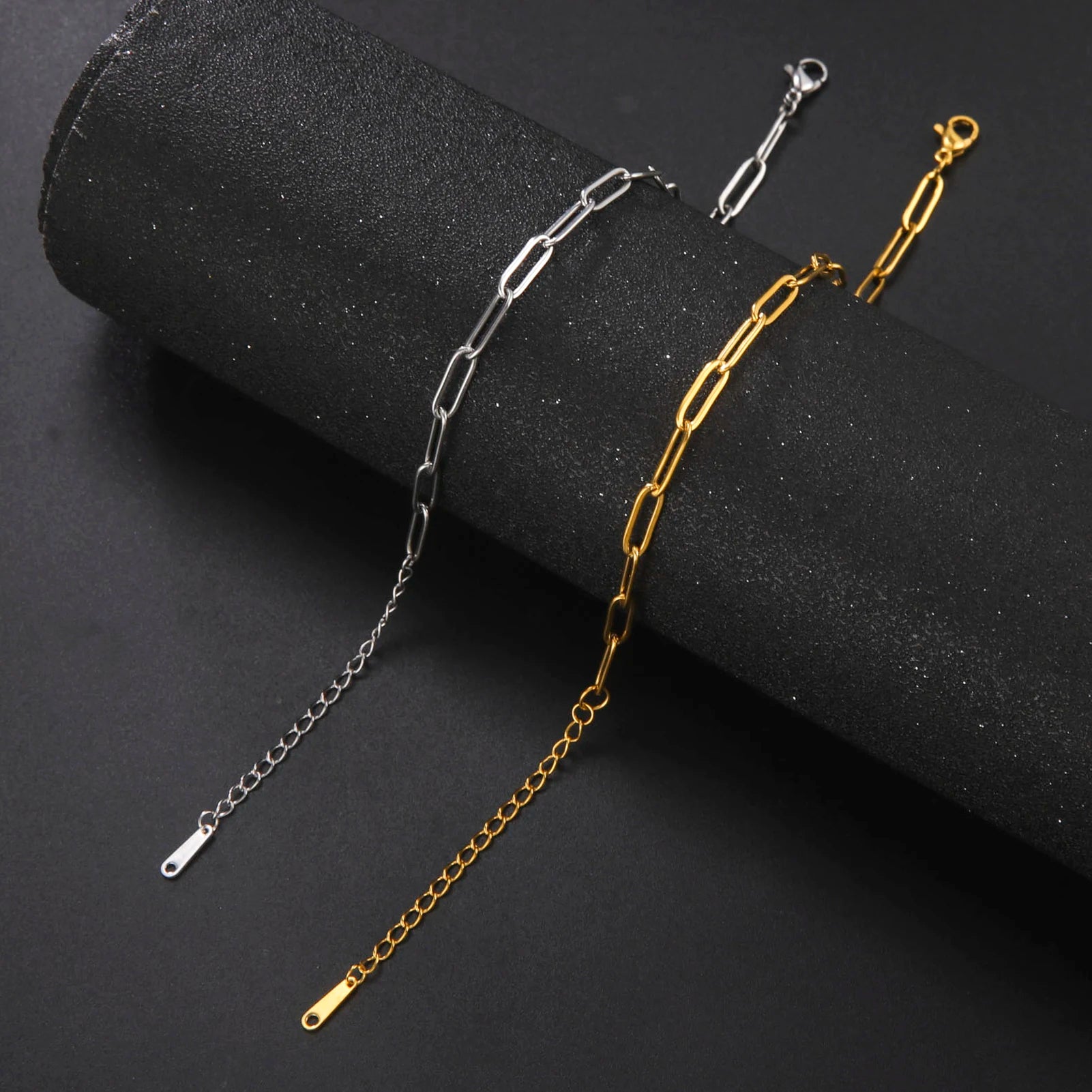 Round Chain Stainless Steel Bracelet For Men And Women Fashionable And Simple Daily Bracelet Gift For Friends Jewelry Gift